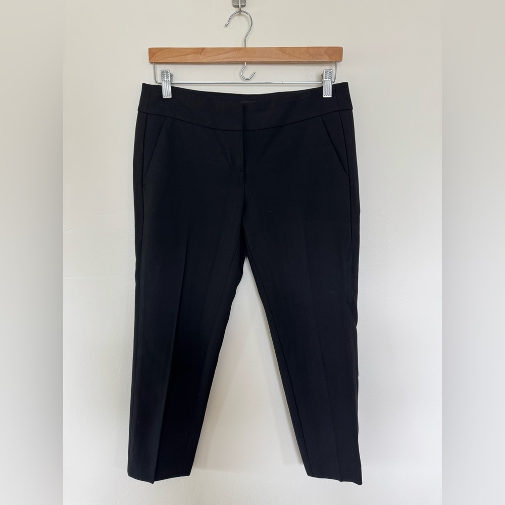 LOFT Black Ankle Cropped Pants